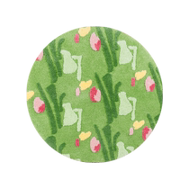 (Self-operated) KENZAKI machine washable carpet bedroom living room 2024 new bedside round childrens room