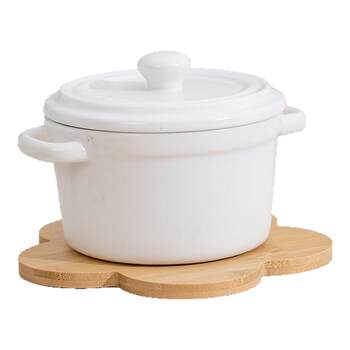 Bamboo insulation pad dining table bowl pad plate pad casserole pad