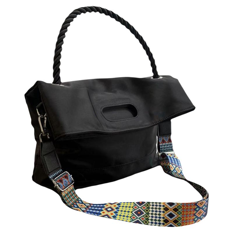 Guiba black tote bag large capacity sports computer bag