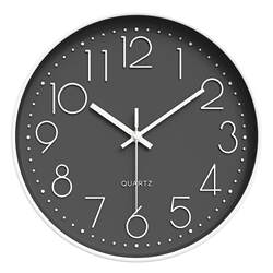 Clock, Elegant Living Room Clock, Wall-Mounted Clock, Simple Modern Home Fashion, Trendy Silent Quartz Clock, No Drilling Required