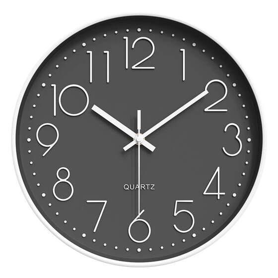 Home living room simple modern quartz clock mute