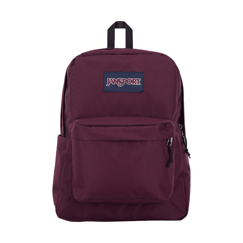 JanSport双肩女大初高中小学生经典黑复古酒红CP书包红茶风电脑包