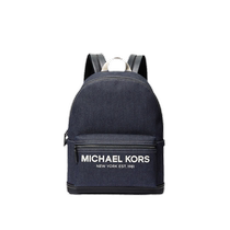 (New) MICHAEL KORS Ole Cooper Mens Denim Denim Print Backpack