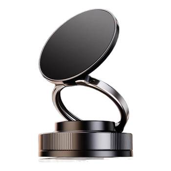 Vacuum adsorption magnetic vehicle-mounted mobile phone holder