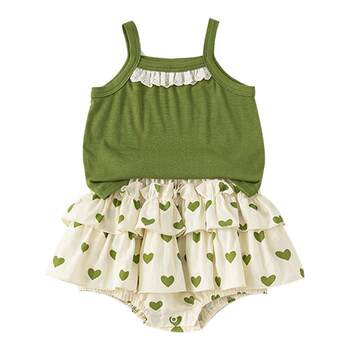 Beibeicheng lace suspender skirt ຊຸດສອງສິ້ນ