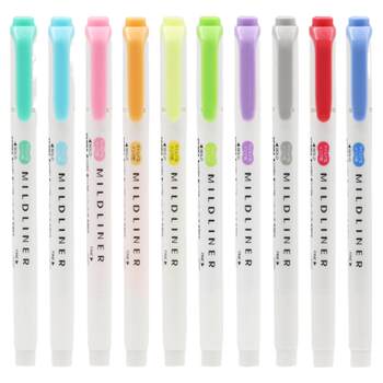 Japanese zebra fluorescent pen soft light series wkt7