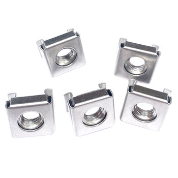 304 stainless steel cage nut cage floating nut square buckle cabinet nut galvanized nickel M4M5M6M8