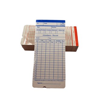 Special english paper jam for microcomputer attendance machine