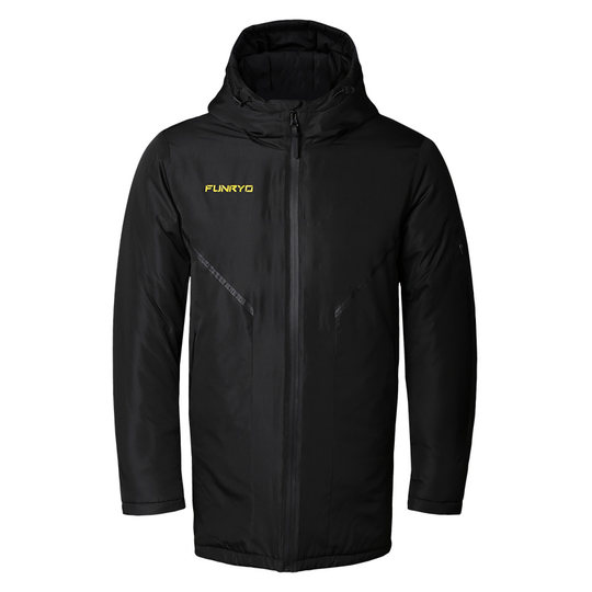 棒棒:专柜正品Funryo/蜂锐J-L系列足球运动连帽棉衣外套184310201