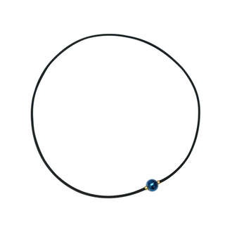 Phiten fateng japan importierte erdblaue halskette hanyu yuzuru reine titan-spiegelkugel-halskette neue metax