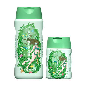 2-in-1 shampoo and shower gel for swimming
