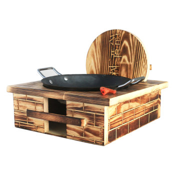 Hotel farmhouse specialty stove and artistic cuisine