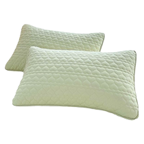 Anti-salt oil pillowcase quilted thickening soft breathable washable pillow liner isolation cover adult washable anti-sweat