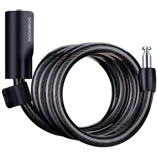 洛克兄弟钢缆锁自行车锁圈锁防盗山地公路车电动车便携骑行锁家用