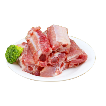 Luchuan native pig fresh ribs luchuan native pig