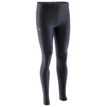 Decathlon tights mens quick-drying pants warm plus velvet running basketball sports compression pants yoga fitness pants SAY2