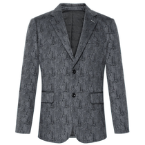 (Including sheep wool) Lilanz official woolen coat mens business casual 2024 winter suit collar jacket for men