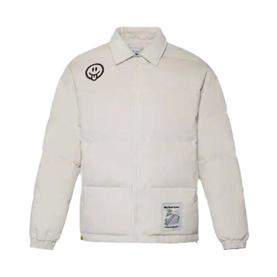 Li Ning Steven Harring, monopatín deportivo para hombres y mujeres, chaqueta holgada de plumón de pato blanco, chaqueta corta AYMR487