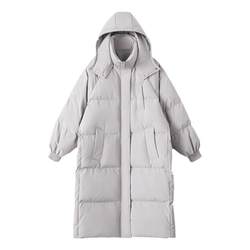 oversize thickened cotton coat women's long Korean style loose students cotton coat jacket 2023 trendy coat coat over knee