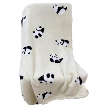 Soft fufu cute panda bang bang warm blanket thickened autumn and winter new nap warm sheet milk fleece blanket