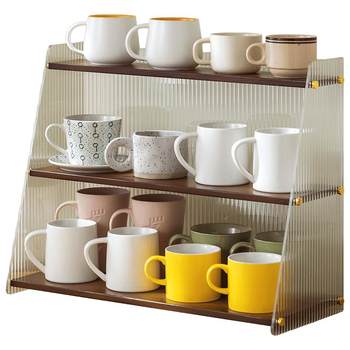 Eleven-dimensional light luxury countertop cup holder