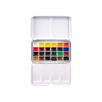 Winsor & Newton Song Wen solid watercolor paint packaging 24 colors student art students special gouache painting tools professional set portable