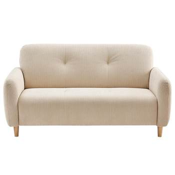 Quanyou home small household cream style fabric sofa