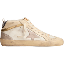 Golden Goose 女鞋 Mid Star 星星高帮运动小白鞋