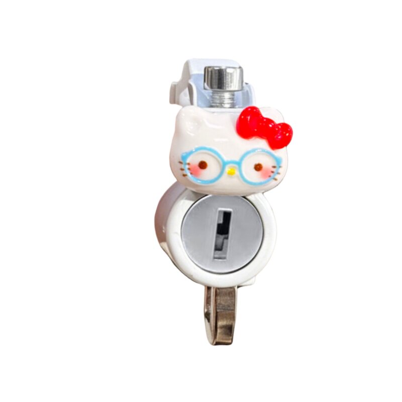 Electric vehicle helmet lock anti-theft key lock cute sponge