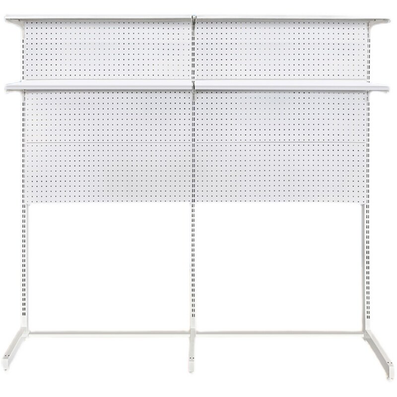 Perforated board bookshelf assembly modern hardware diy