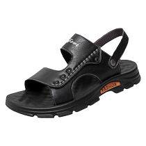Mens shoes summer business casual beach shoes students two-way south sandals soft-soled anti-odor popular mens sandals and slippers