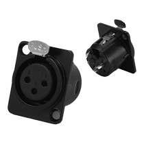 D-type module 86-type multimedia microphone module panel five-core XLR module three-core male and female card faucet socket