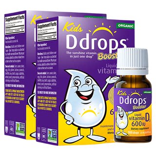 Ddrops滴卓思婴幼儿童宝宝复合维生素D3滴剂vd3液体补钙1岁-18岁