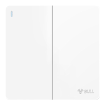 Bull switch socket two open double control double open double control 2-position panel two-position wall double 16A switch light home