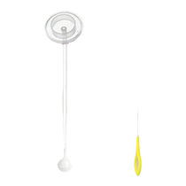 Universal second generation and third generation pigeon bottle straw accessories wide diameter glass ppsu bottle nipple straw gravity ball