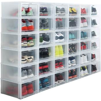 Namejia AJ sneakers acrylic storage box transparent basketball shoe box collection display shoes sneaker storage rack shoe