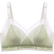 Lactation underwear bra special summer front open buckle loose comfort bra with special milk cover for postpartum breastfeeding