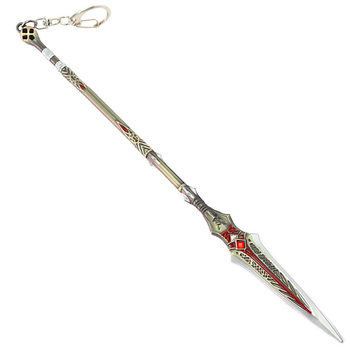 Kratos Dropnir's Spear 22CM God of War 4 ເກມ Ragnarok ໂລຫະຕົວແບບຕໍ່ຂ້າງ