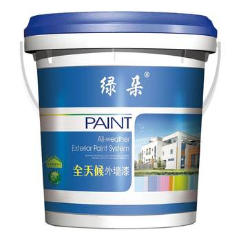 Waterproof and sunscreen exterior paint water-based and odor-free
