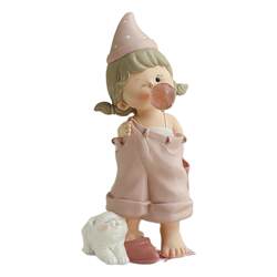 Little Girl Figurine with a Light Luxury and High-End Feel, Niche Decoration for Entryway, Living Room, Tv Cabinet, Home Ambiance Decor