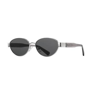 Pasha uv proof metal oval women's sunglasses