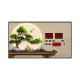 Digital perpetual calendar decorative painting wall clock electronic clock