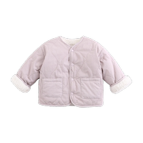 (Off-season clearance) Mark Jenny winter clothing boys and girls childrens fleece jackets baby cotton-padded clothes versatile