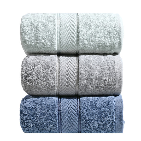 LOFTEX/亚光纯棉成人柔软洗脸洗澡家用吸水不易掉毛男女加厚2条