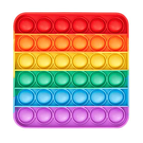 Rainbow clicker children's stress relief toy explosive toy