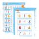Children's fluted number practice calligraphy book