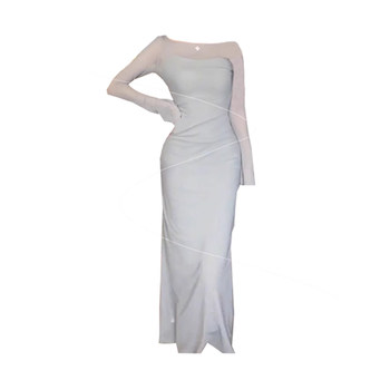 Slim hip-pack sexy two-piece dress