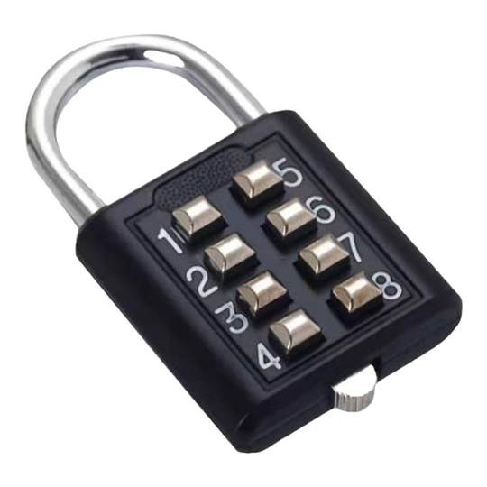 Alloy waterproof button digital small dormitory code lock