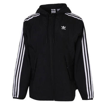 Adidas clover jacket ຜູ້ຊາຍແລະແມ່ຍິງຊຸດກິລາບາດເຈັບແລະ woven windproof ແທ້ຈິງ trendy IT2491