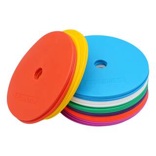 Flat football logo landmark training equipment